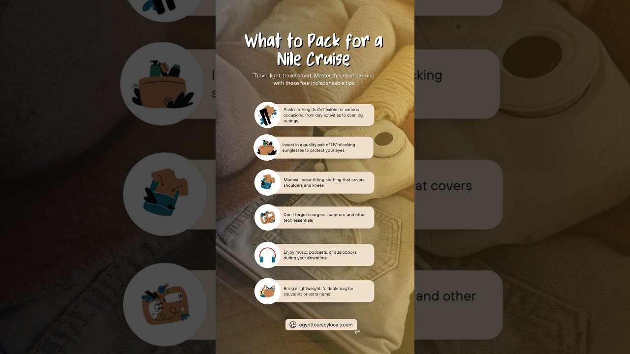What to Pack for Your Nile Cruise Trip in Egypt | Essential Travel Tips 🚢🇪🇬
