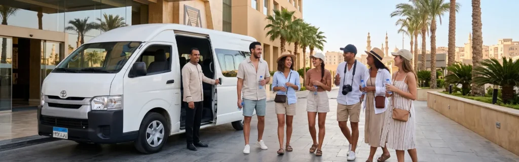 Pickup & meet your guide