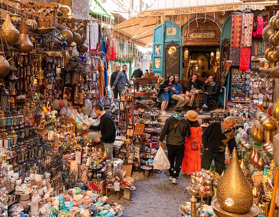 Khan El Khalili Bazaar in Cairo