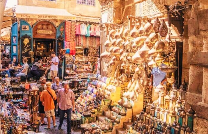 Khan El Khalili Bazaar in Cairo